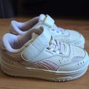 Reebok Kids White and Pink Sneakers